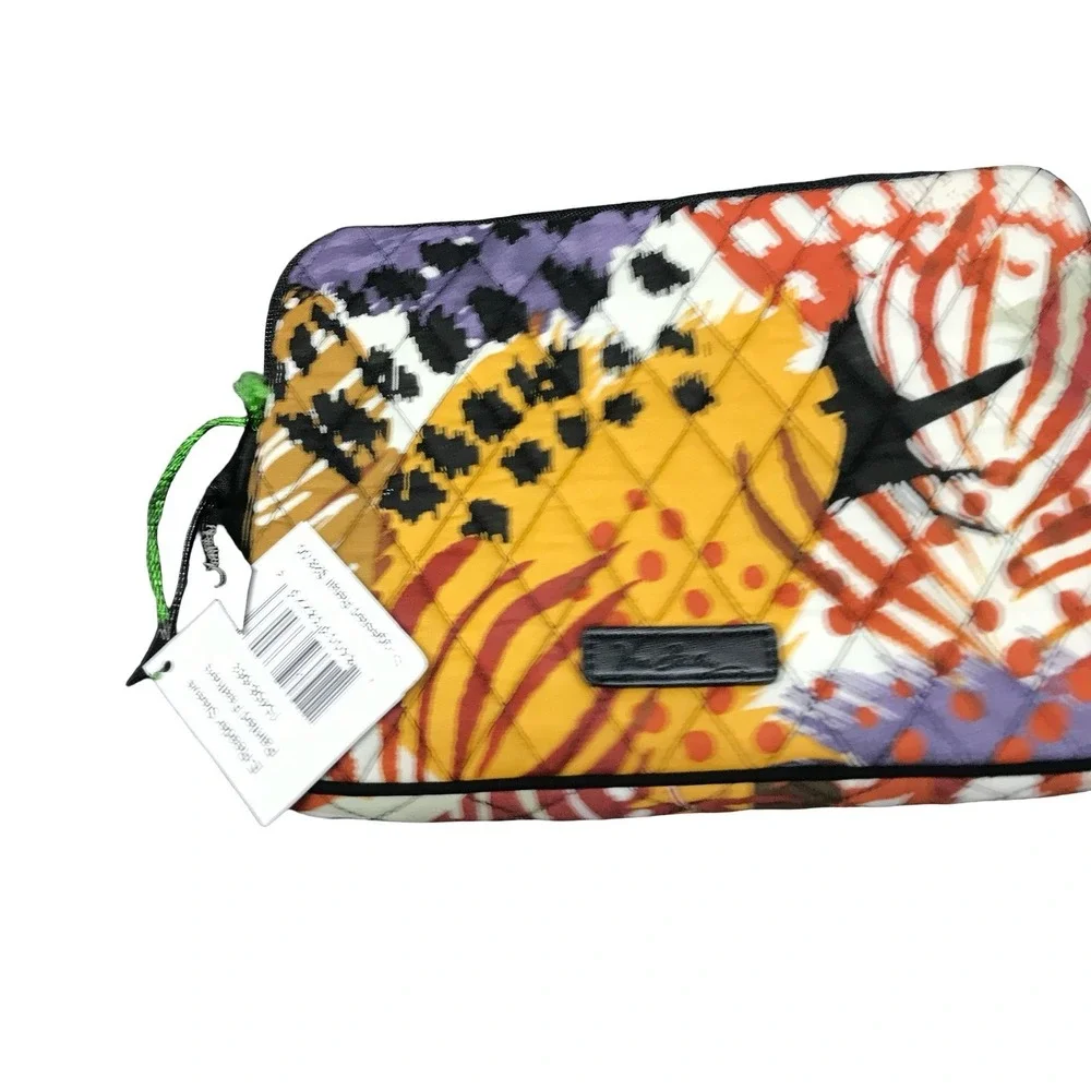 Vera Bradley E-Reader Sleeve Painted Feathers Quilted Cotton‎ Case 15458-663 NWT